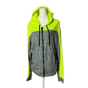 Nikki Minaj Athletic Jacket Zip Up Youth XXXL Yellow/ Gray